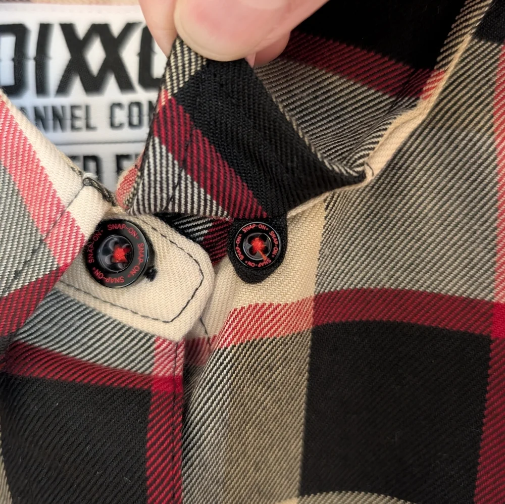 Dixxon Flannel Company Snap-On Shirt NWT Size Medium - Picture 4 of 11